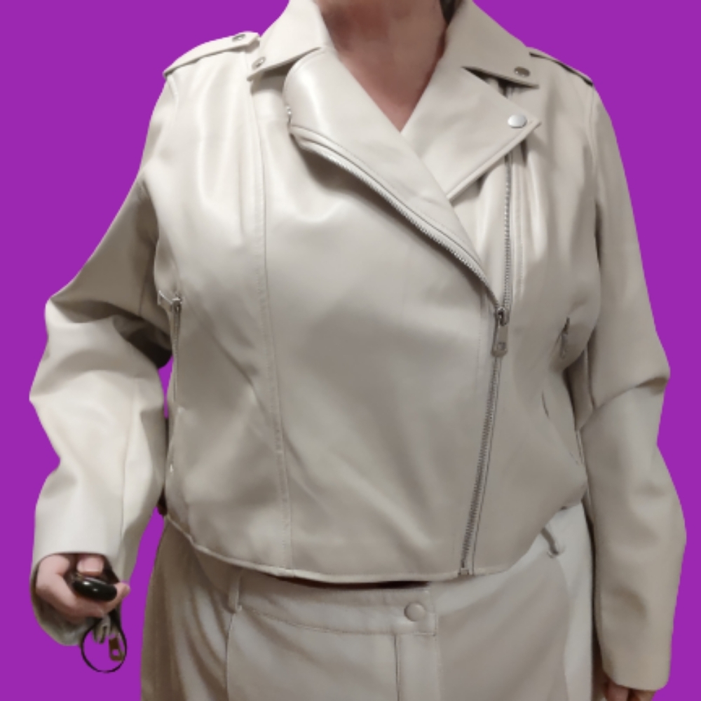 Eloquii Cream Women's Jacket